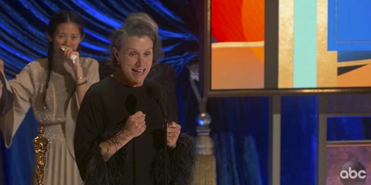 Nomadland and Frances McDormand leads the charge for their big Oscar haul