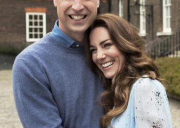 After being together for 10 years Prince William and Kate share some family photos