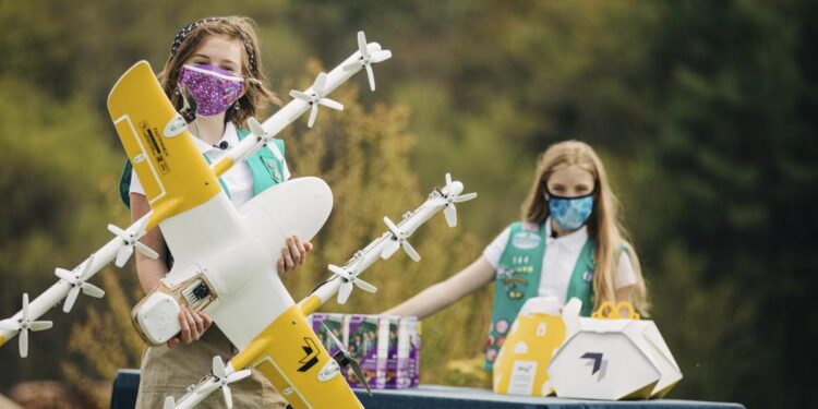 Girl Scout Cookies deliveries being done by drone? It is a problem in Virginia