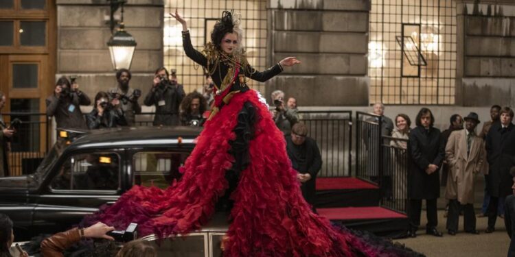 In a punk ‘Cruella,’ dogs play second fiddle to the designs