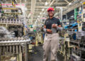 An employee of Toyota in West Virginia. Photo via Toyota