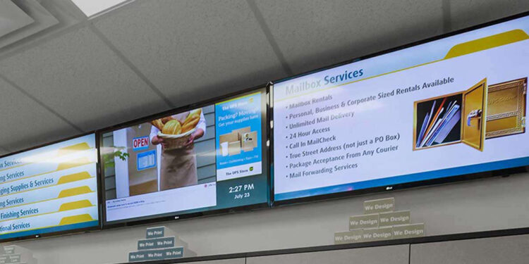 digital signage for business