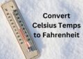 Convert Celsius to Fahrenheit