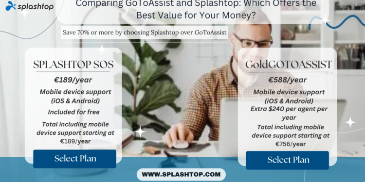 Comparing GoToAssist and Splashtop: Which Offers the Best Value for Your Money?