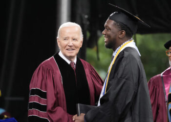 President Biden Confronts Protests At Morehouse College Commencement