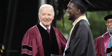 President Biden Confronts Protests At Morehouse College Commencement