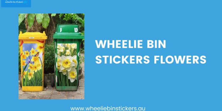 Floral Wheelie Bin Stickers for Every Season