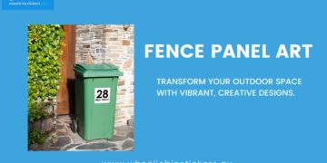 Transform Your Wheelie Bins with Fence Panel Art Stickers