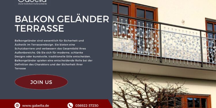 Balkongeländer-Lösungen: Verschönern Sie Ihre Terrasse mit Sicherheit und Eleganz