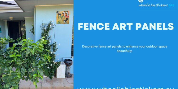 Transform Your Outdoor Space with Wheelie Bin Stickers’ Fence Art Panels