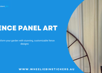 Transform Your Fence Panels with Stunning Wheelie Bin Art Stickers