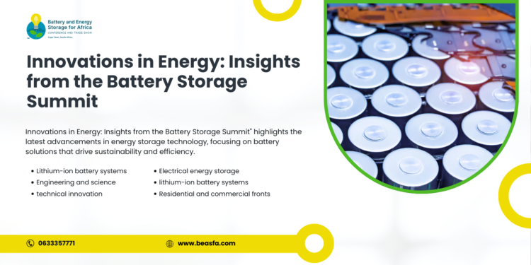 Battery Storage Summit: Driving the Next Wave of Renewable Energy