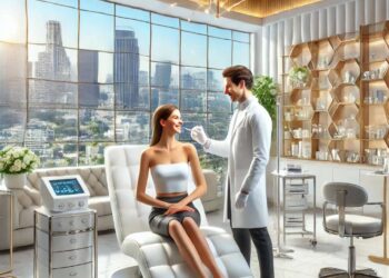 A-modern-aesthetic-medical-spa-in-Santa-Monica-with-a-clean-and-elegant-interior-featuring-a-bright-welcoming-reception-area.-A-professional-dermato
