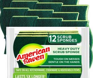 The American Raven Scrub Sponge: A Must-Have for Effective and Safe Cleaning