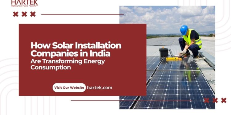 Solar installation company in India