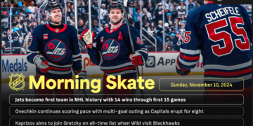 NHL Morning Skate:  Matvei Michkov scored his second career overtime winner and Sidney Crosby reached the 600-goal milestone.