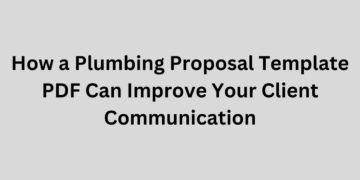 Plumbing Proposal Template PDF