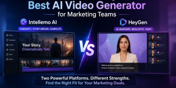 AI video tools comparison: Intellemo vs HeyGen