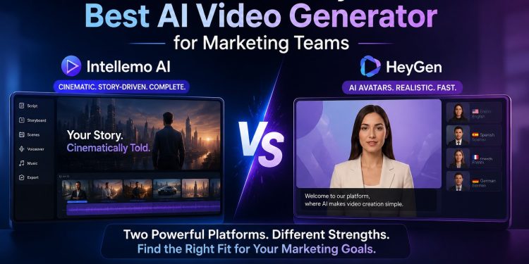 AI video tools comparison: Intellemo vs HeyGen