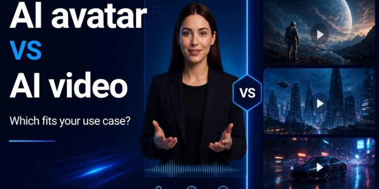 AI avatar vs AI video: which fits your use case?