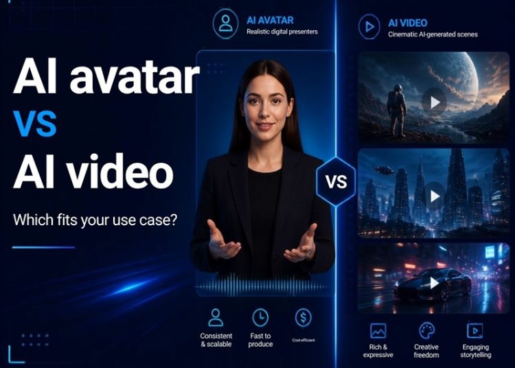 AI avatar vs AI video: which fits your use case?