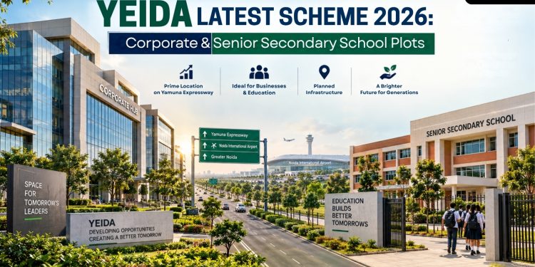 yeida latest Scheme 2026 Corporate Senior Secondary School Plots