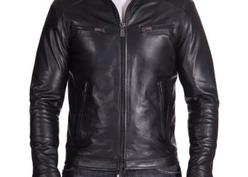 Black Slim Fit Leather Jacket: A Timeless Style Essential